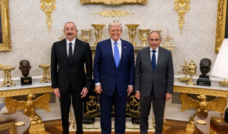 Aliyev ve Paşinyan, Trump