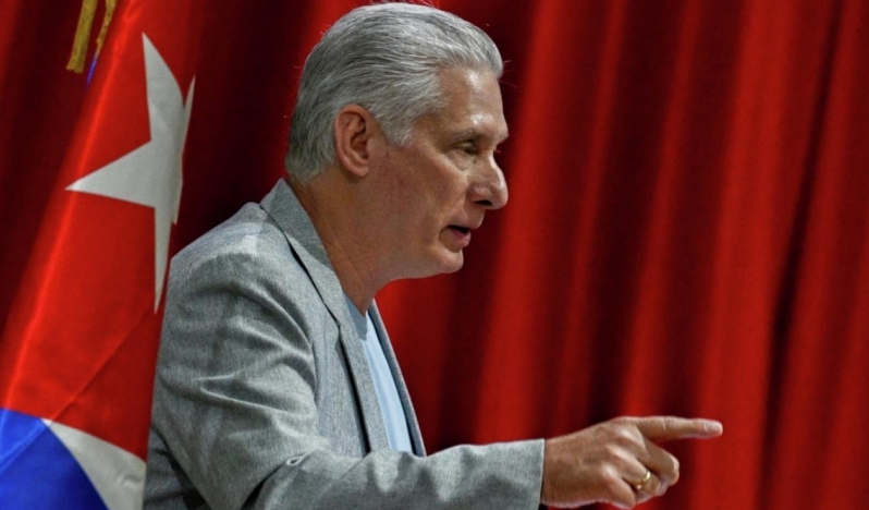 Díaz-Canel: Küba kimseyi tehdit etmez, ancak tehditlerden de korkmaz