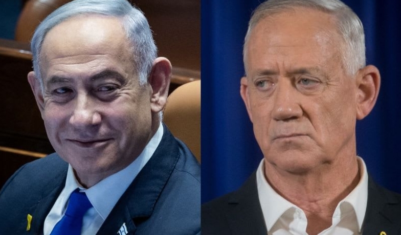 Gantz, anketlerde Netanyahu