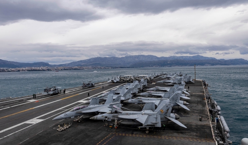 Gerald R. Ford uçak gemisi yeniden Ortadoğu’ya dönüyor