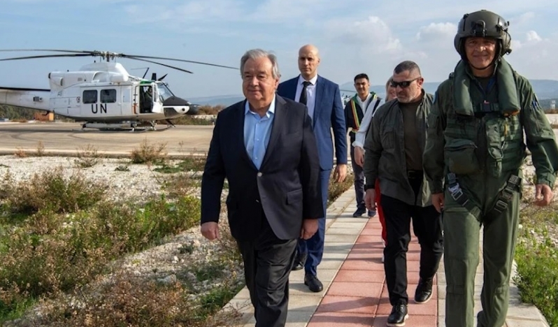 Guterres, Lübnan’da: ‘İsrail’in askeri faaliyetleri gayri meşru’