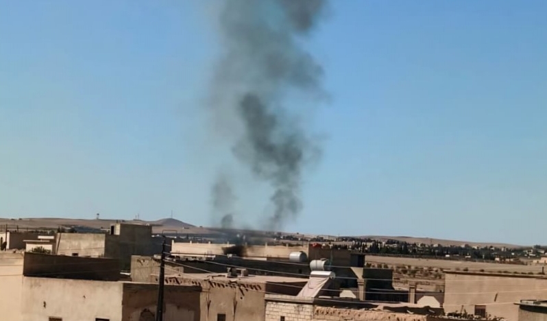 Halep’te SDF mevzisine drone saldırısı