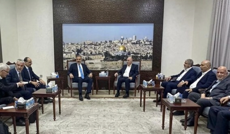 Hamas heyeti, Doha’da Fidan ve Kalın’la Gazze gündemini değerlendirdi