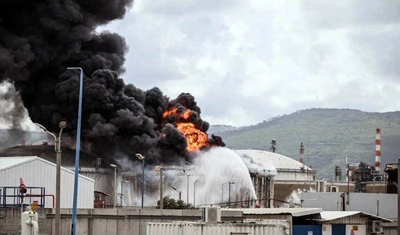Hayfa’daki rafineri kompleksi hedef alındı: İran enerji cephesini ısıtıyor