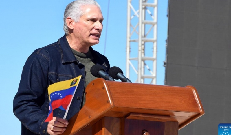 Küba lideri Diaz-Canel: Ekonomik darboğazın sorumlusu biz değil ABD