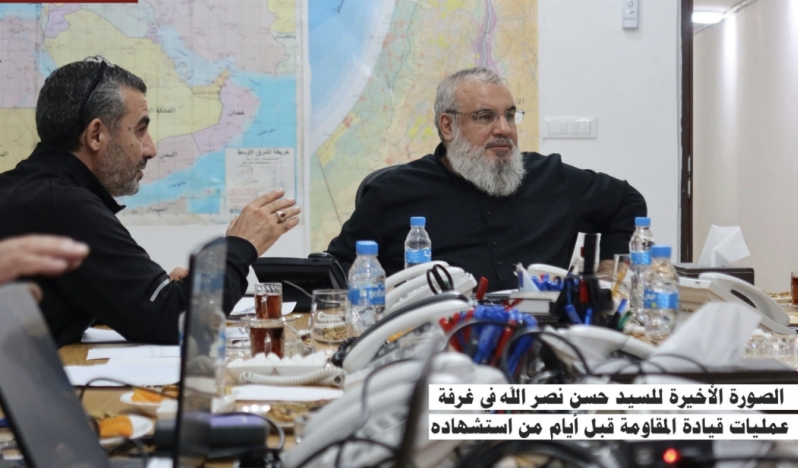 Seyyid Nasrullah’ın şehadeti öncesi son fotoğrafı yayınlandı