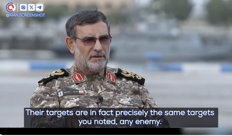 Tengsiri: Uçak gemileri dokunulmaz değil; gemiye işaret koyduk, farketmediler