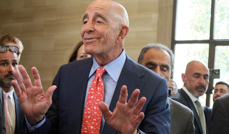 Tom Barrack: Hizbullah silahlı olduğu sürece kelimeler kifayetsiz