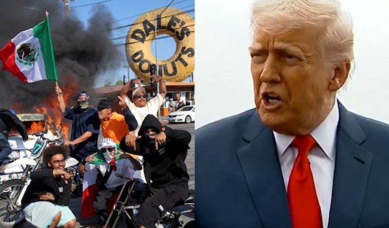 Trump, ABD bayrağını yakanların bir yıl hapisle cezalandırılmasını istedi