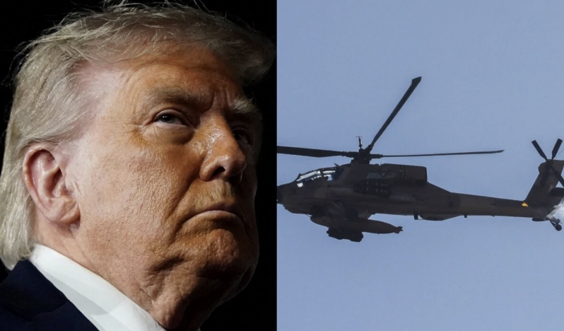 Trump: İran gelişmiş Apache helikopterimizi vurdu