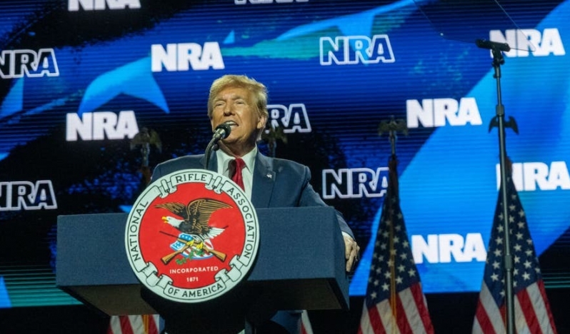 Trump silah lobisinin yıllık kongresini üst üste ikinci kez pas geçti