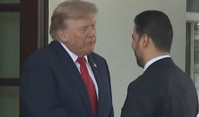 Trump ve el-Zeydi Beyaz Saray’da bir araya geldi