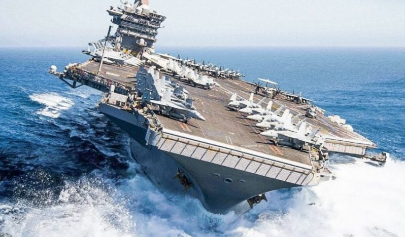 USS Harry Truman kaçıyor