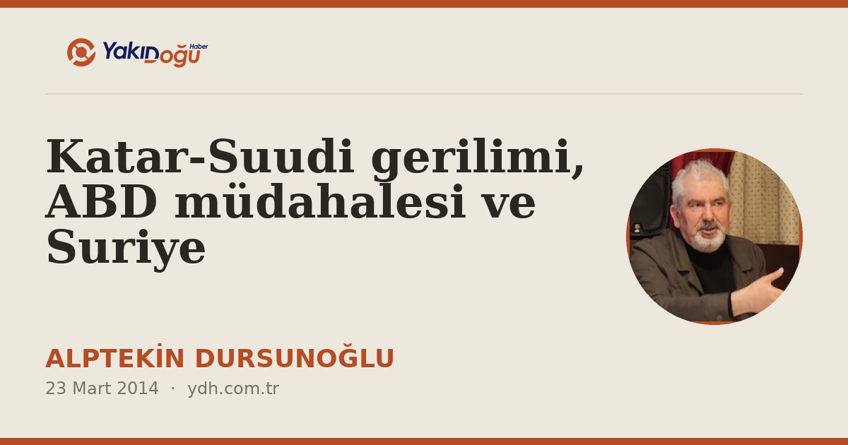 Katar-Suudi gerilimi, ABD müdahalesi ve Suriye