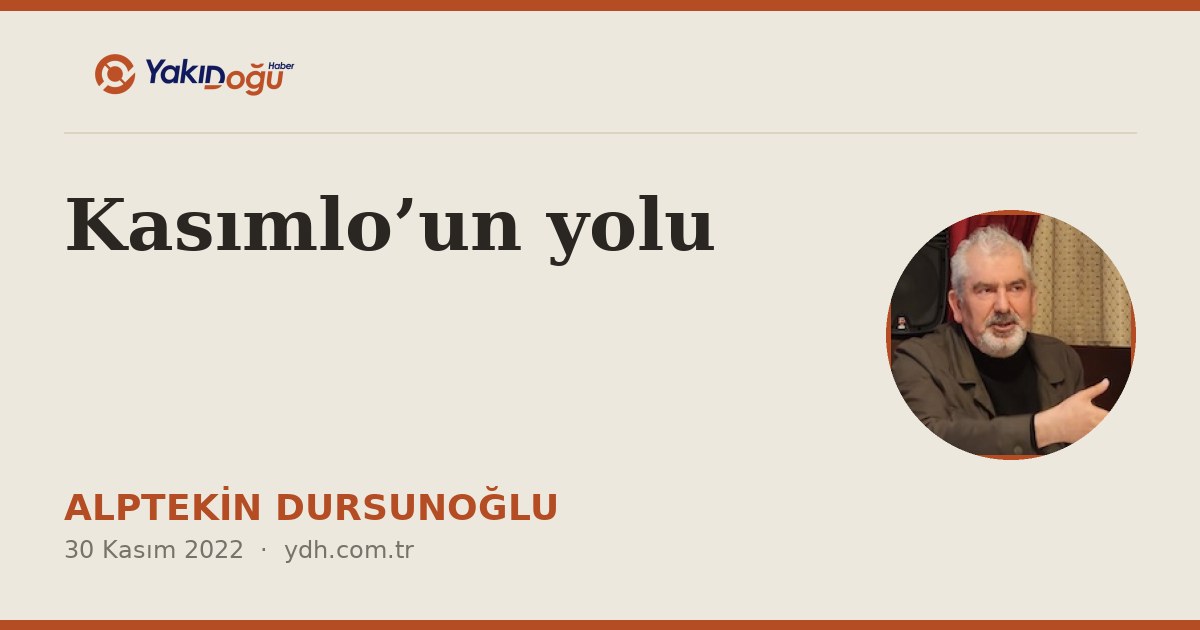 Kasımlo’un yolu