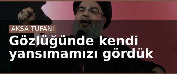 Gözlüğünde kendi yansımamızı gördük