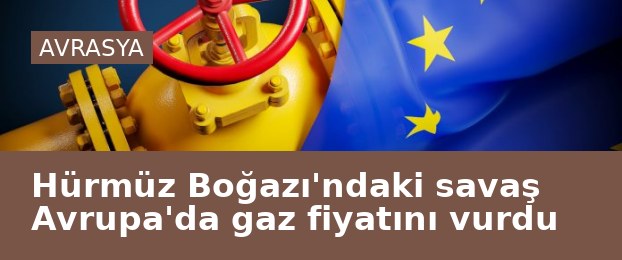 Hürmüz Boğazı'ndaki savaş Avrupa'da gaz fiyatını vurdu