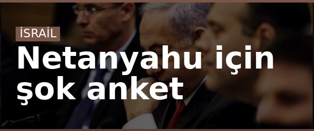 Netanyahu için şok anket