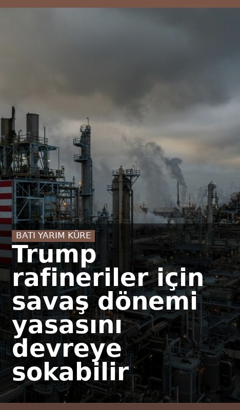Trump rafineriler için savaş dönemi yasasını devreye sokabilir